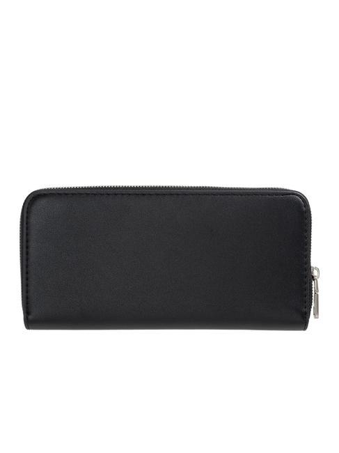 LETTERING LOGO   schwarz mit rosa - Brieftaschen Damen