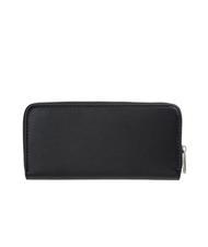 CALVIN KLEIN LETTERING LOGO   schwarz mit rosa - Brieftaschen Damen - 3