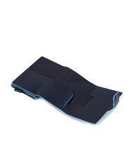 PIQUADRO BLUE SQUARE Kreditkartenetui aus Leder und Metall Blau - Brieftaschen Herren - 3