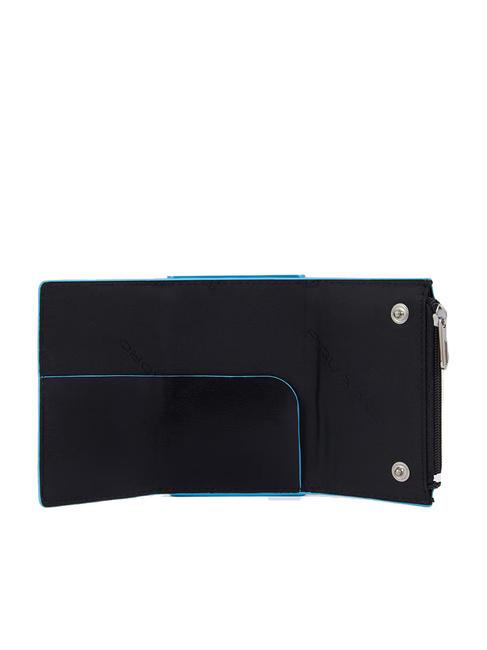 BLUE SQUARE Lederbrieftasche mit Schiebesystem Schwarz - Brieftaschen Herren