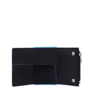 PIQUADRO BLUE SQUARE Lederbrieftasche mit Schiebesystem Schwarz - Brieftaschen Herren - 3