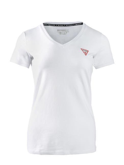 MINI TRIANGLE T-Shirt mit V-Ausschnitt purweiß - T-Shirts und Tops für Damen