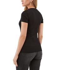GUESS TRIANGLE FLOWER T-Shirt mit Applikationen - T-Shirts und Tops f&uuml;r Damen
