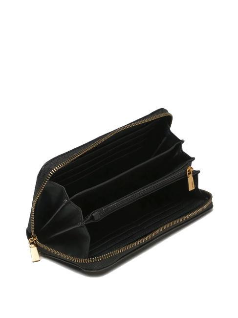 LAUREL Large Geldb&ouml;rse mit umlaufendem Rei&szlig;verschluss SCHWARZ - Brieftaschen Damen