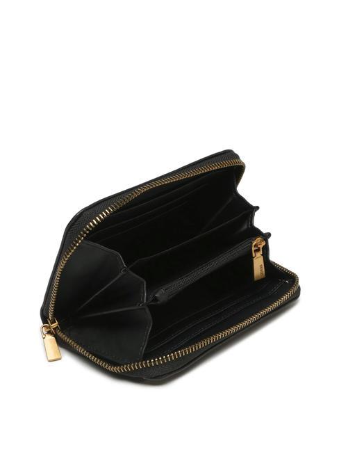 LAUREL M Geldb&ouml;rse mit umlaufendem Rei&szlig;verschluss SCHWARZ - Brieftaschen Damen