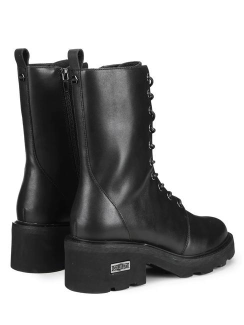 GRACE Stiefeletten aus Leder Schwarz - Damenschuhe