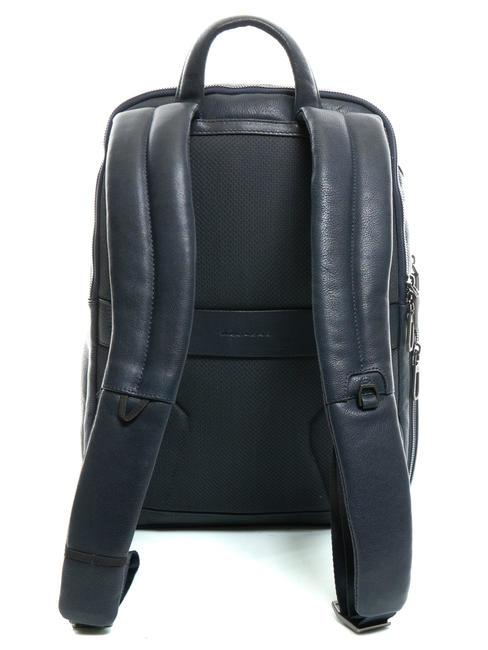 RHINO Lederrucksack f&uuml;r 14" PC Blau - PC-Rucks&auml;cke