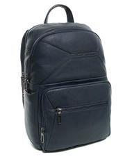 PIQUADRO RHINO Lederrucksack f&uuml;r 14" PC Blau - PC-Rucks&auml;cke - 3