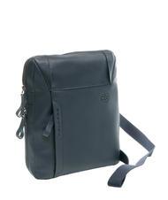PIQUADRO MACBETH Erweiterbare Ledertasche Blau - Umhängetaschen Herren - 2