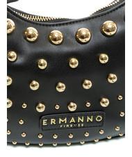 ERMANNO SCERVINO PRINCESS Umh&auml;ngetasche mit Nieten schwarzes Gold - Damentaschen - 4