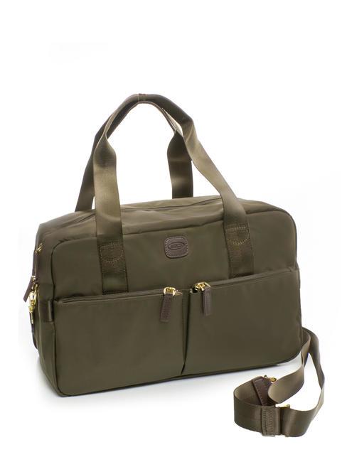 X-BAG Kleine Untersitzertasche oliv / dunkelbraun - Reisetaschen