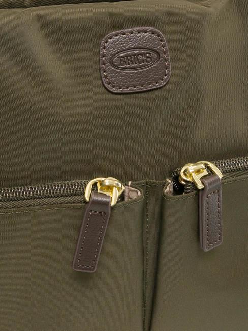 X-BAG Kleine Untersitzertasche oliv / dunkelbraun - Reisetaschen