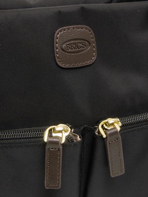 X-BAG Kleine Untersitzertasche Schwarz Braun - Reisetaschen