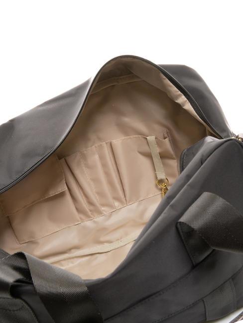 X-BAG Kleine Untersitzertasche Schwarz Braun - Reisetaschen