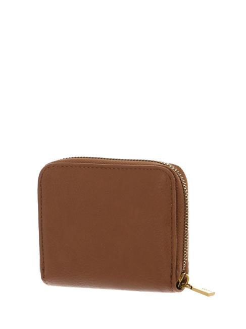 LAUREL S Geldb&ouml;rse mit umlaufendem Rei&szlig;verschluss COGNAC - Brieftaschen Damen