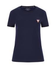 GUESS MINI TRIANGLE Schmal geschnittenes T-Shirt blau geschw&auml;rzt - T-Shirts und Tops f&uuml;r Damen - 4