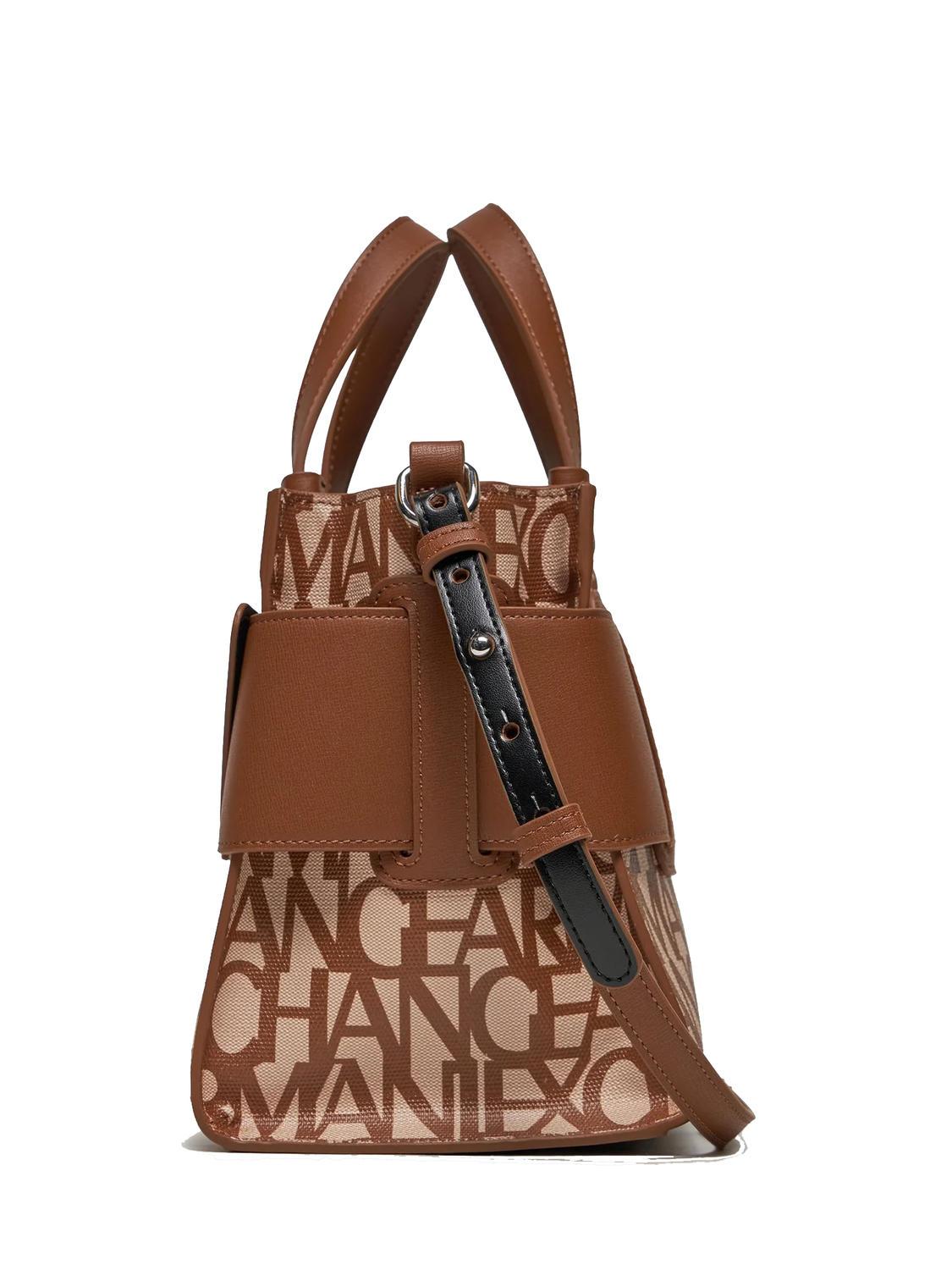 Armani Exchange Logo All Over Kleine Tasche Mit Schultergurt  