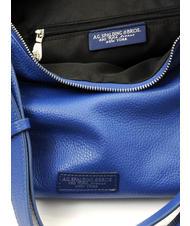 SPALDING TOURIST Umh&auml;ngetasche aus Leder blau - Damentaschen - 4