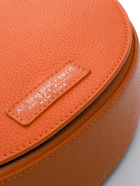TOURIST FRANCY Umh&auml;ngetasche aus Leder Orange - Damentaschen