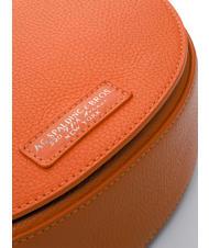SPALDING TOURIST FRANCY Umh&auml;ngetasche aus Leder Orange - Damentaschen - 4