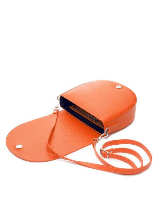TOURIST FRANCY Umh&auml;ngetasche aus Leder Orange - Damentaschen