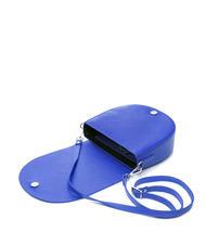 SPALDING TOURIST FRANCY Umh&auml;ngetasche aus Leder blau - Damentaschen - 5