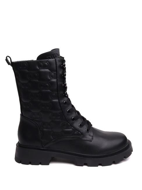 LOGO MATELASSE Amphibien-Stiefeletten Schwarz - Damenschuhe