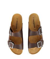 DOCKSTEPS VEGA Ledersandale mit Doppelschnalle dunkelbraun - Herrenschuhe - 3