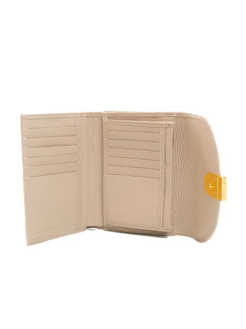 BLOSSOM Mittelgro&szlig;e Geldb&ouml;rse aus genarbtem Leder Puderrosa - Brieftaschen Damen