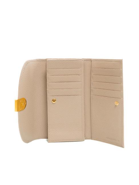 BLOSSOM Gro&szlig;e Geldb&ouml;rse aus strukturiertem Leder Puderrosa - Brieftaschen Damen