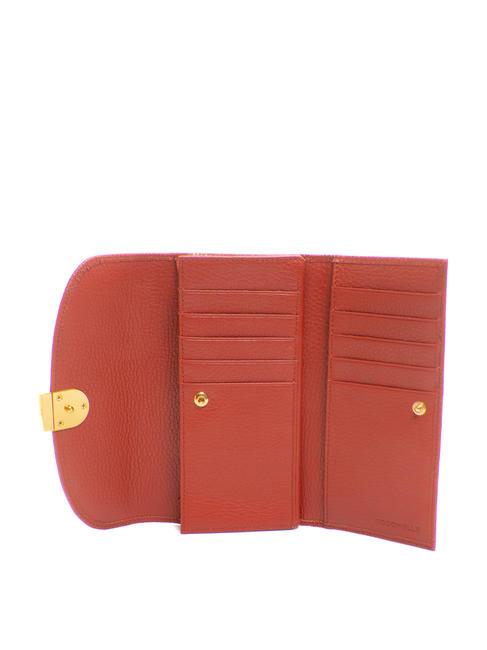 BLOSSOM Gro&szlig;e Geldb&ouml;rse aus strukturiertem Leder Ahorn - Brieftaschen Damen
