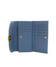 COCCINELLE BLOSSOM Gro&szlig;e Geldb&ouml;rse aus strukturiertem Leder Blaubeere - Brieftaschen Damen - 2