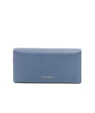 COCCINELLE BLOSSOM Gro&szlig;e Geldb&ouml;rse aus strukturiertem Leder Blaubeere - Brieftaschen Damen - 3