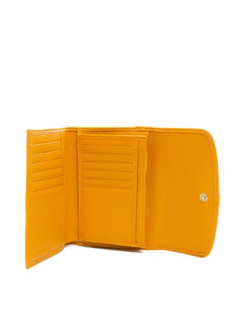 DORA Kleine Geldb&ouml;rse aus strukturiertem Leder Harz - Brieftaschen Damen