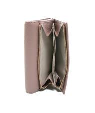 COCCINELLE DORA Kleine Geldb&ouml;rse aus strukturiertem Leder Anemone - Brieftaschen Damen - 4