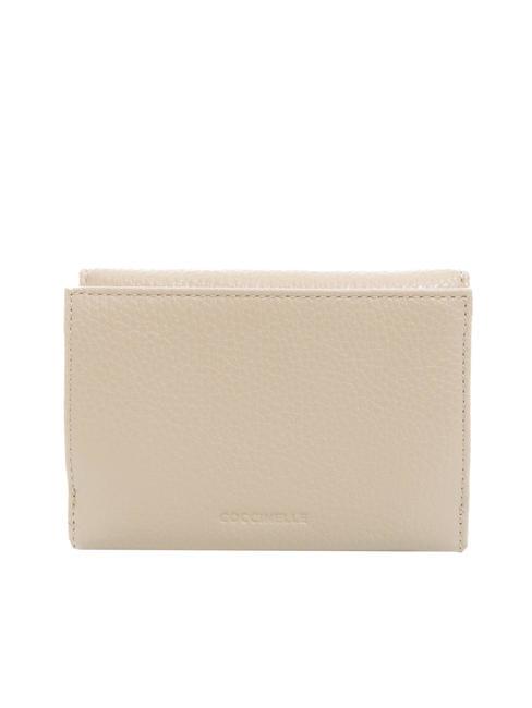 DORA Kleine Geldb&ouml;rse aus strukturiertem Leder Puderrosa - Brieftaschen Damen