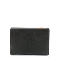 COCCINELLE DORA Kleine Geldb&ouml;rse aus strukturiertem Leder Schwarz - Brieftaschen Damen - 3