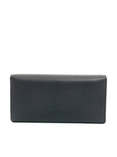 DORA Mittelgro&szlig;e Geldb&ouml;rse aus genarbtem Leder DUNKELBLAU - Brieftaschen Damen
