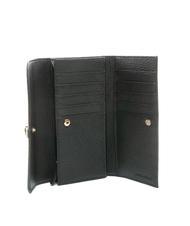 COCCINELLE DORA Mittelgro&szlig;e Geldb&ouml;rse aus genarbtem Leder Schwarz - Brieftaschen Damen - 2