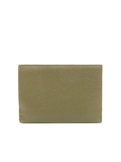 DOT Kleine Geldb&ouml;rse aus strukturiertem Leder Loden - Brieftaschen Damen