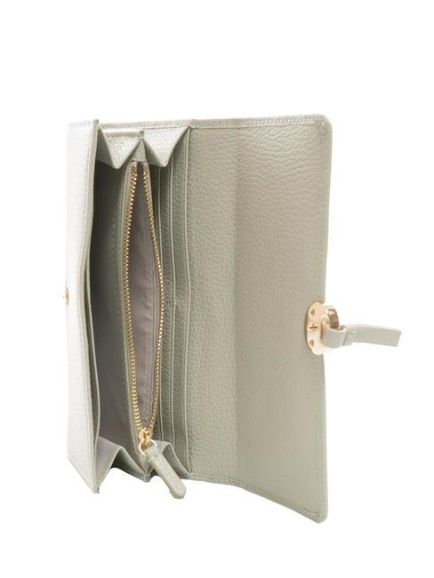 DOT Gro&szlig;e Geldb&ouml;rse aus strukturiertem Leder Maulbeere - Brieftaschen Damen