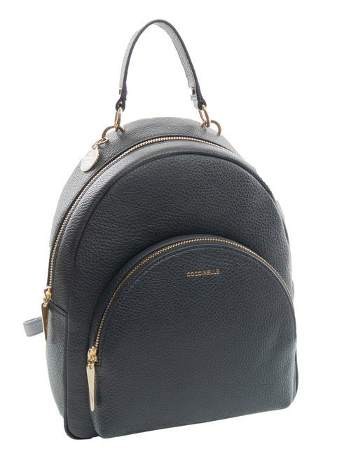 ALPHA Rucksack aus strukturiertem Leder DUNKELBLAU - Damentaschen