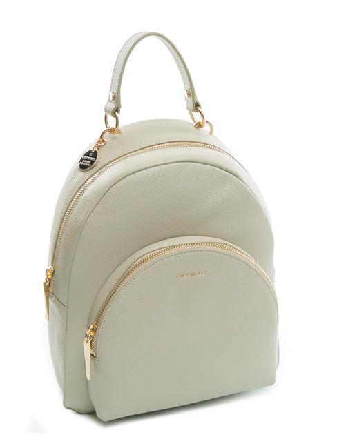 ALPHA Rucksack aus strukturiertem Leder Maulbeere - Damentaschen
