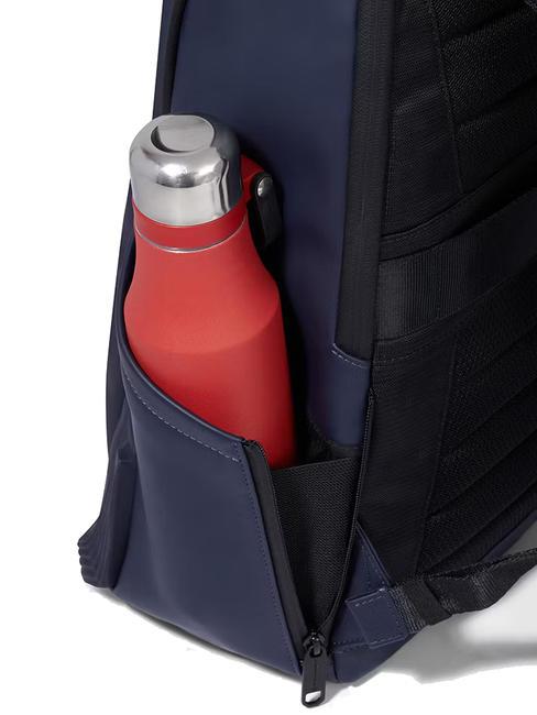 CORNER Rucksack aus gummiertem Stoff, 14-Zoll-Laptophalter Blau - PC-Rucksäcke