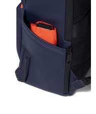 PIQUADRO CORNER Rucksack aus gummiertem Stoff, 14-Zoll-Laptophalter Blau - PC-Rucksäcke - 5