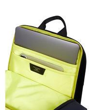 PIQUADRO CORNER Rucksack aus gummiertem Stoff, 14-Zoll-Laptophalter Blau - PC-Rucksäcke - 8