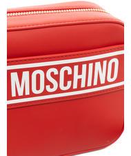 LOVE MOSCHINO PRINT BAG Schulterkameratasche rot - Damentaschen - 3