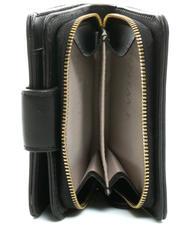 TWINSET T OVAL Kleine Geldb&ouml;rse mit umlaufendem Rei&szlig;verschluss Schwarz - Brieftaschen Damen - 4