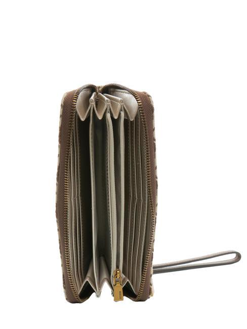 LAUREL Logo Geldb&ouml;rse mit Armband braun - Brieftaschen Damen