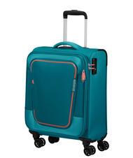 AMERICAN TOURISTER PULSONIC Clever erweiterbares Handgep&auml;ck Steinblaugr&uuml;n - Handgep&auml;ck - 3
